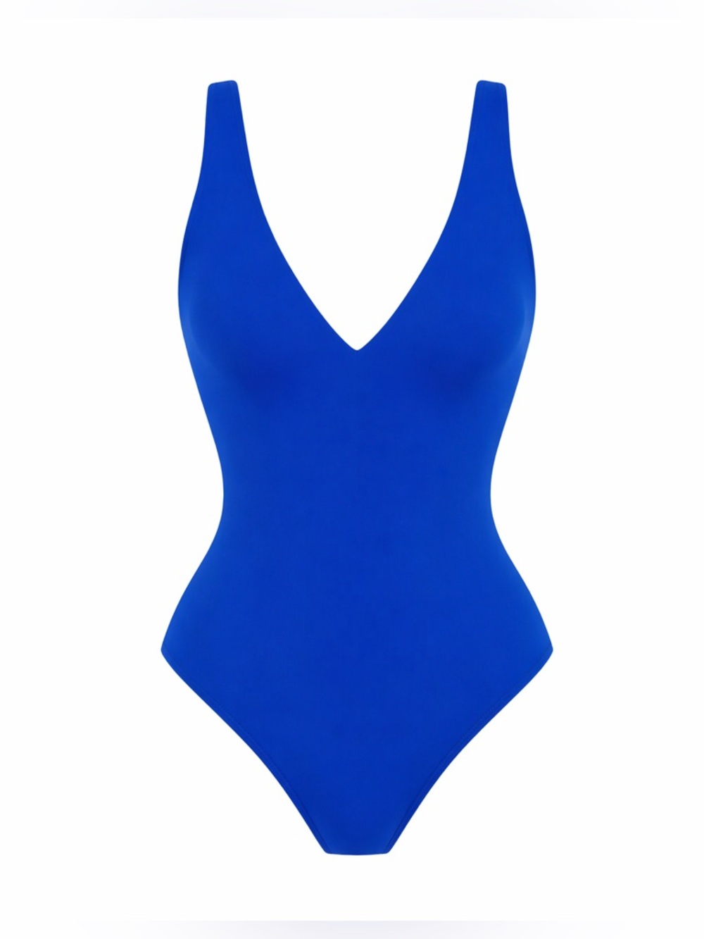 TA3 Sapphire Plungey One-Piece Swimsuit Shapewear Sculptwear Lace Up Back